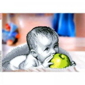 A509 Малюк з яблуком