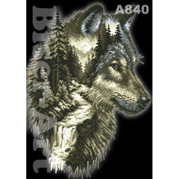 А840 Срібний вовк