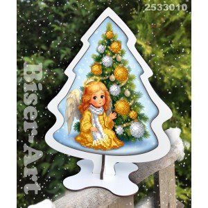 2533010 Ялинка на підставці і основі з ХДФ