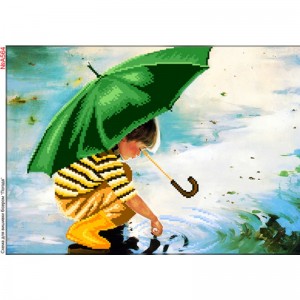 A564 Хлопчик з парасолькою