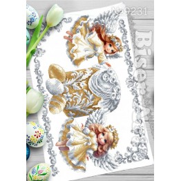 231 Пасхальний рушник  для вишивки бісером (нитками)