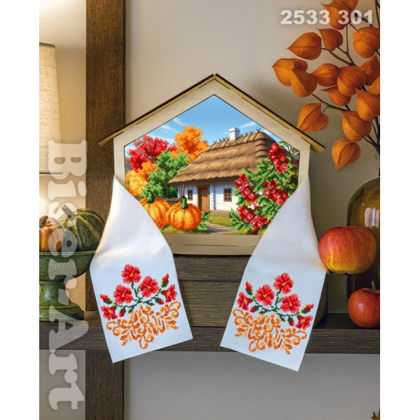 2533301 Будиночок + рушник під вишивку 2533301 Будиночок + рушник під вишивку