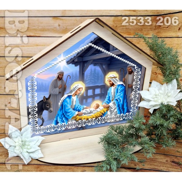 2533206 Шопка (різдвяний вертеп) під вишивку