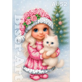 А852 Новорічна дівчинка-гномик
