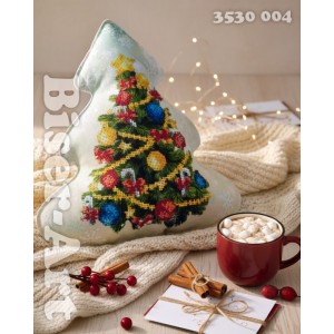 3530004 Ялинка декоративна подушка-ялинка під вишивку