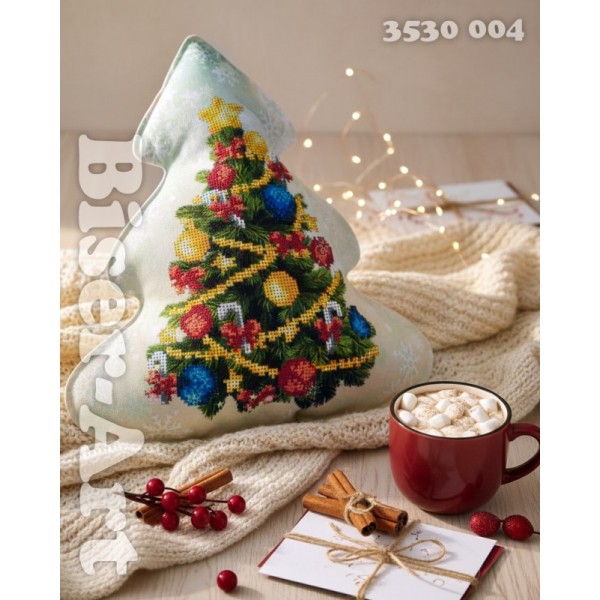 3530004 Ялинка декоративна подушка-ялинка під вишивку 3530004 Ялинка декоративна подушка-ялинка під вишивку