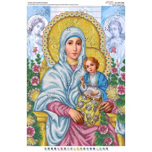 БКР-2066 За мотивами ікони О.Охапкіна «Божа Мати з малям Ісусом»