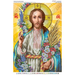 БКР-2071 За мотивами ікони О.Охапкіна «Господь наш Ісус»
