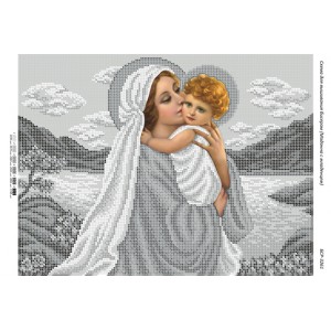 БСР 3261 Мадонна з немовлям (срібна)