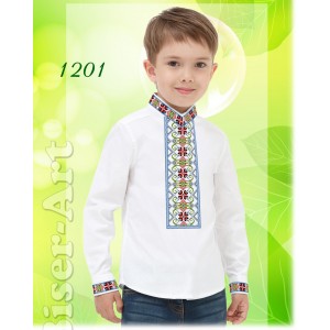 1201 Дитяча сорочка для хлопчиків (заготовка)