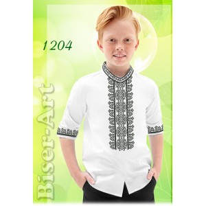 1204 Дитяча сорочка для хлопчиків (заготовка)