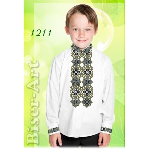 1211 Дитяча сорочка для хлопчиків (заготовка)