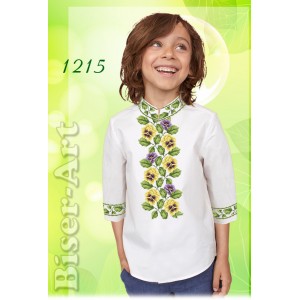 1215 Дитяча сорочка для хлопчиків (заготовка)