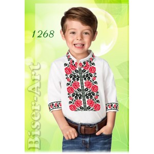 1268 Дитяча сорочка для хлопчиків (заготовка)