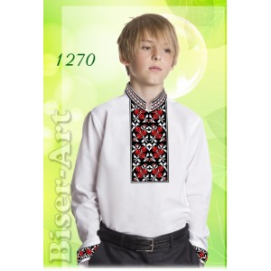 1270 Дитяча сорочка для хлопчиків (заготовка)