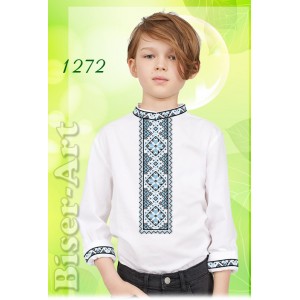 1272 Дитяча сорочка для хлопчиків (заготовка)