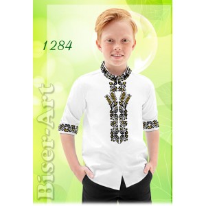 1284 Дитяча сорочка для хлопчиків (заготовка)