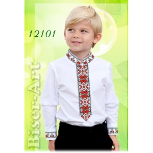 12101 Дитяча сорочка для хлопчиків (заготовка)