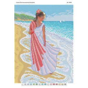 БС 3044 Дівчина на березі моря
