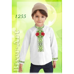 1255 Дитяча сорочка для хлопчиків (заготовка)