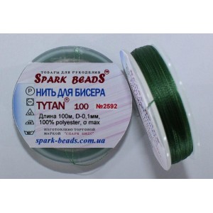 2592 Нитка бісерна Spark Beads  100м